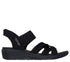 Sandale sport, dama, SKECHERS SLIP-INS ARYA COOLING OFF 163524-BBK negru, textil